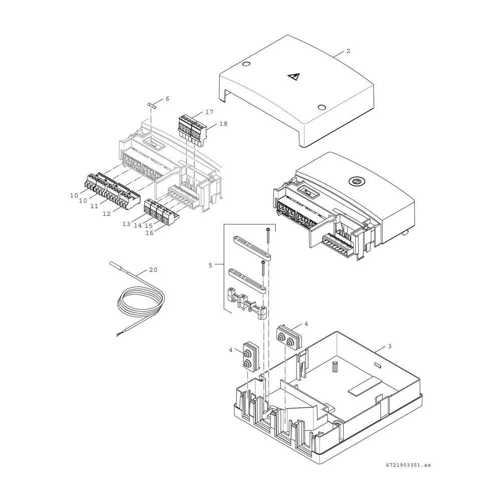 BOSCH Universal-Reglermodul MU 100 EMS2-Modul für FlowControl und 0-10V... JUNKERS-7738110145 4062321351564 (Abb. 2)