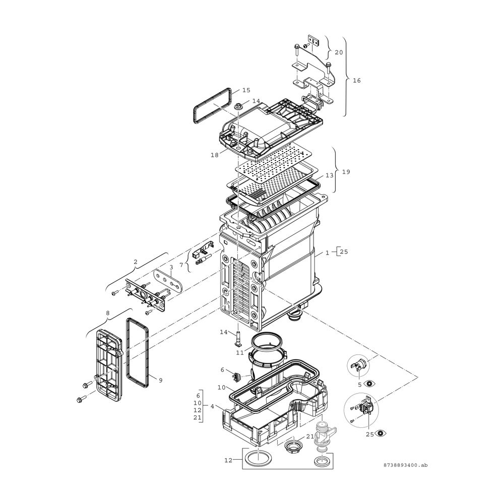 BOSCH Gas-Brennwertgerät, wandhängend Condens GC7000iW 35 C 23/21, weiß... JUNKERS-7736901101 4057749222176 (Abb. 4)