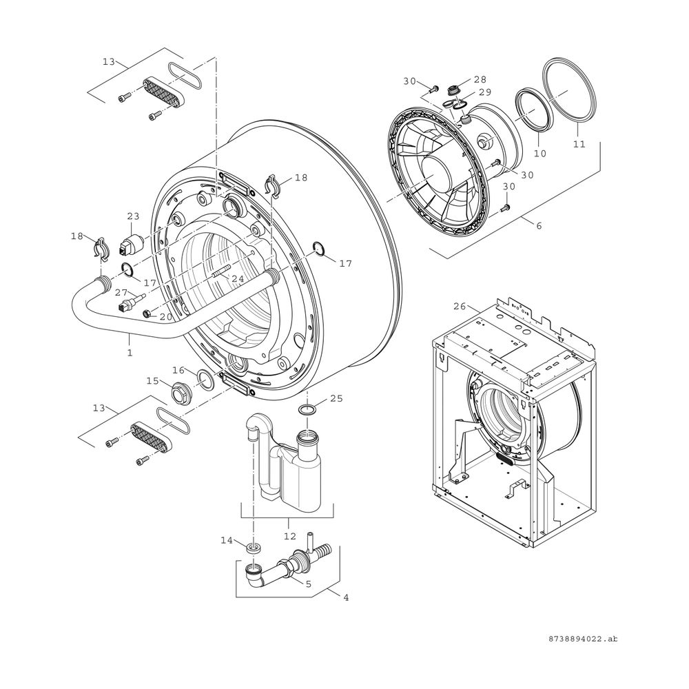 BOSCH Gas-Brennwertkessel, bodenstehend Condens GC8000iF-50, 1009x600x795, 50 kW... JUNKERS-8738808138 4062321613716 (Abb. 3)