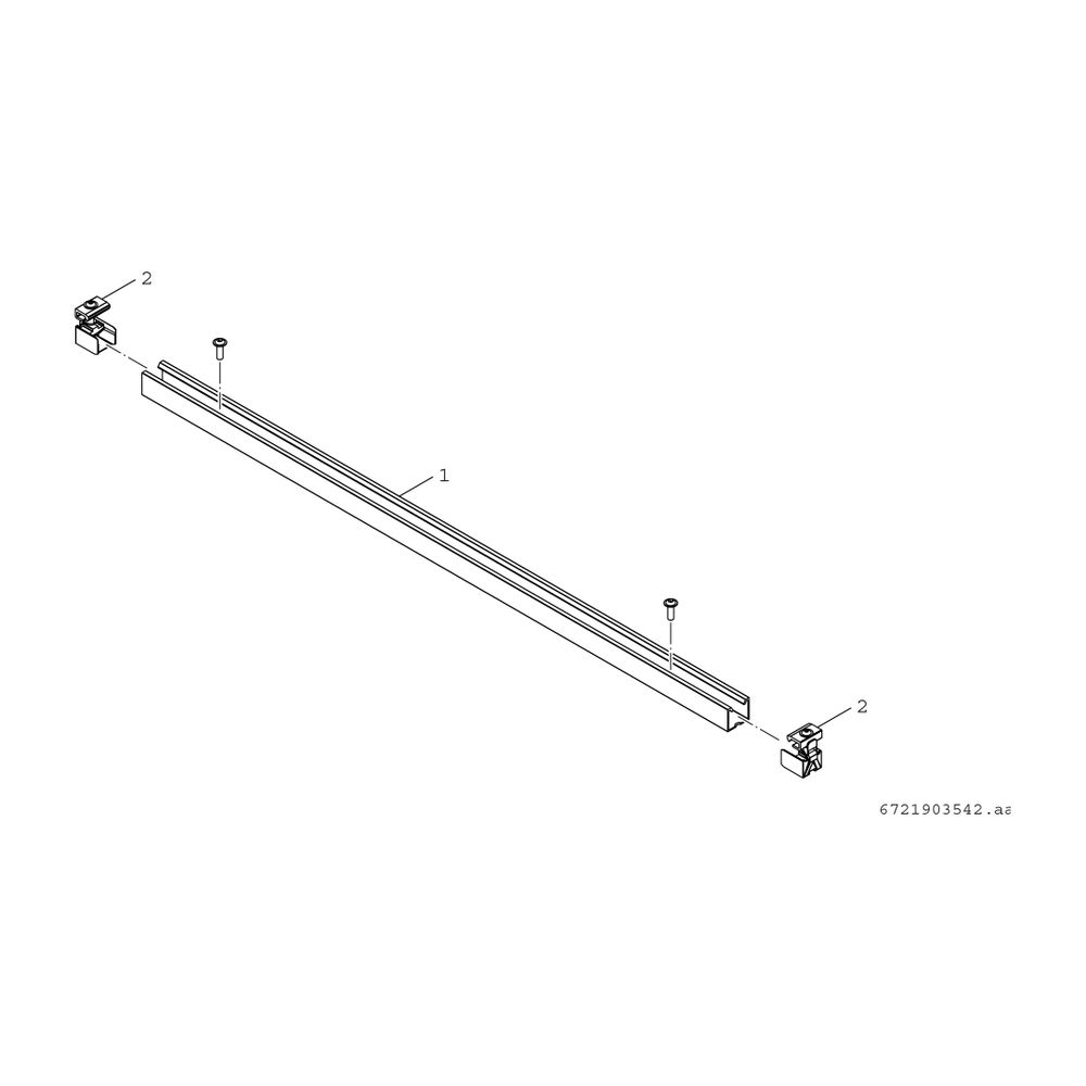 BOSCH Zubehör Flachkollektoren WMT 1-2 Aufdach Grundbausatz senkrecht... JUNKERS-7735600582 4062321198374 (Abb. 2)