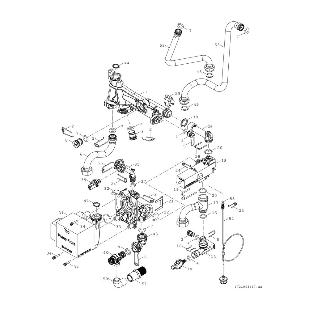 BOSCH Gas-Brennwertgerät, Kompaktmodul Condens GC5300i WM 24/120 23... JUNKERS-7738101038 4062321394561 (Abb. 6)