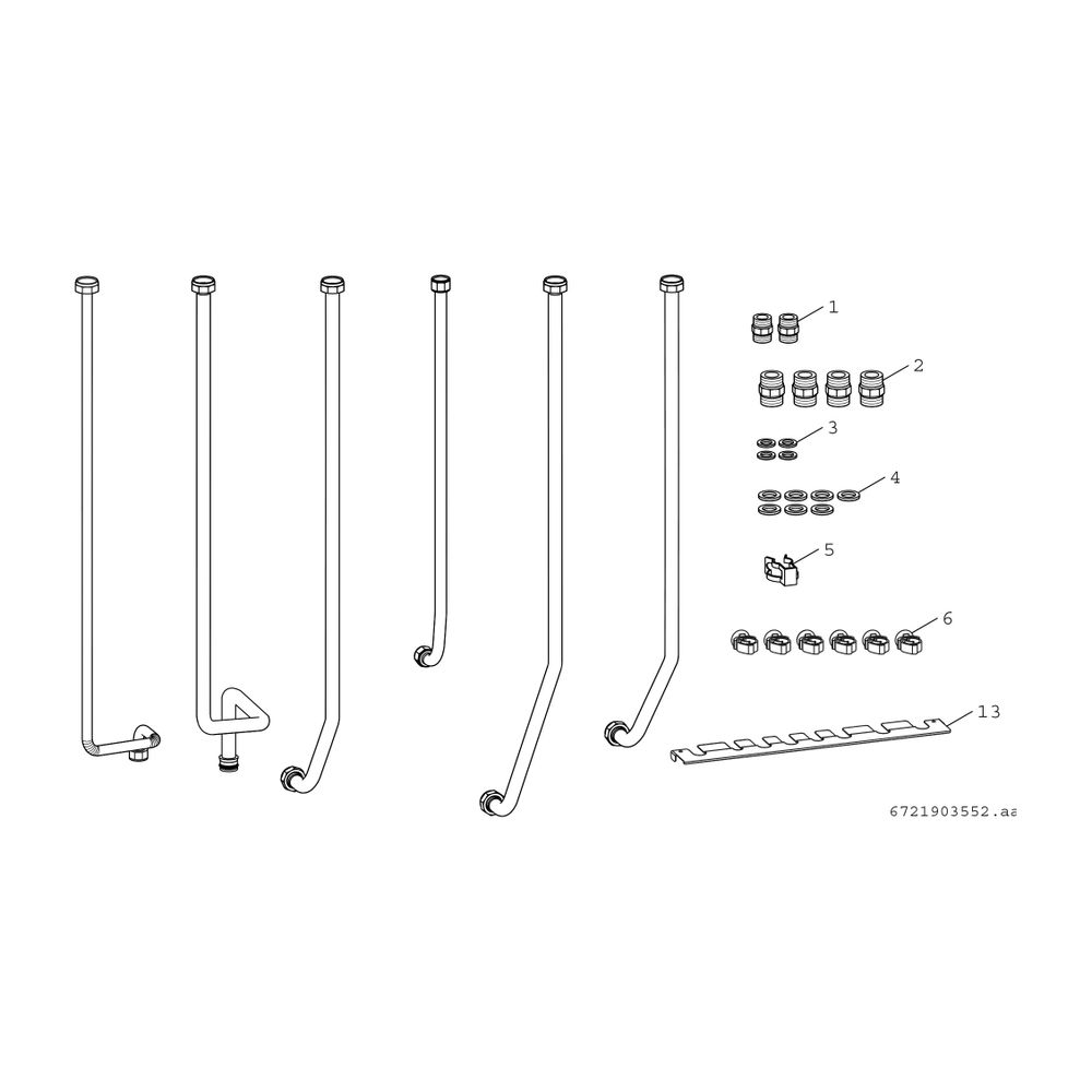 BOSCH Installationszubehör CS 33 Anschlusssatz vertikal... JUNKERS-7738112829 4062321114213 (Abb. 2)