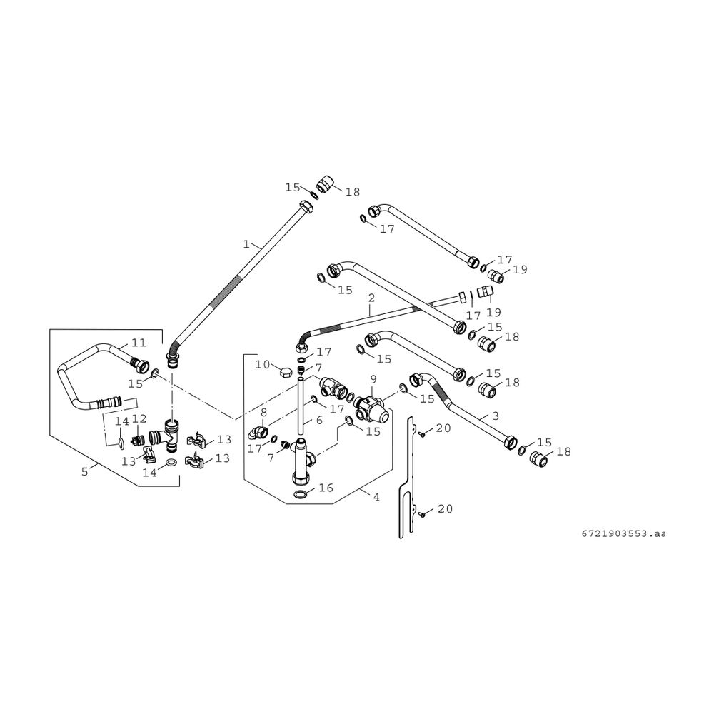 BOSCH Installationszubehör CS 38 Set für solare Ertragsoptimierung... JUNKERS-7738112835 4062321113162 (Abb. 2)