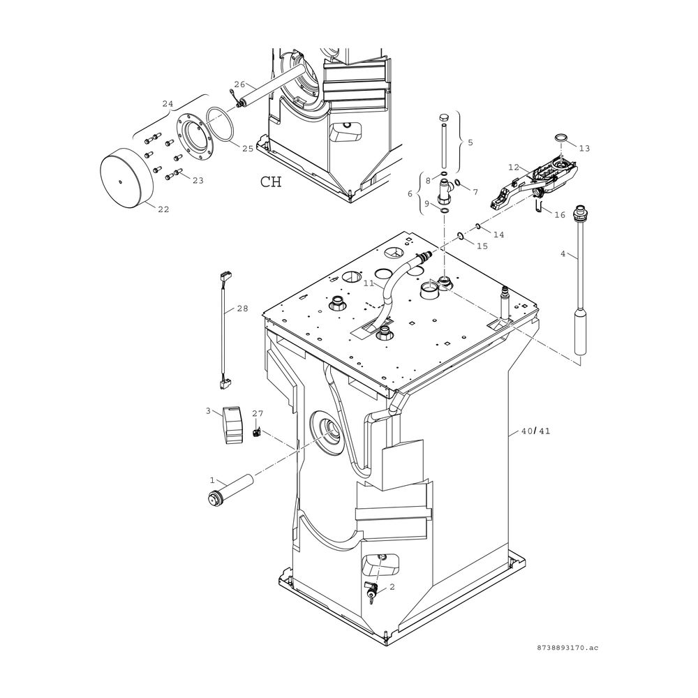 BOSCH Gas-Brennwertgerät, Kompaktmodul Condens GC 9000i WM 30/150 B 23... JUNKERS-7738100777 4057749429155 (Abb. 9)