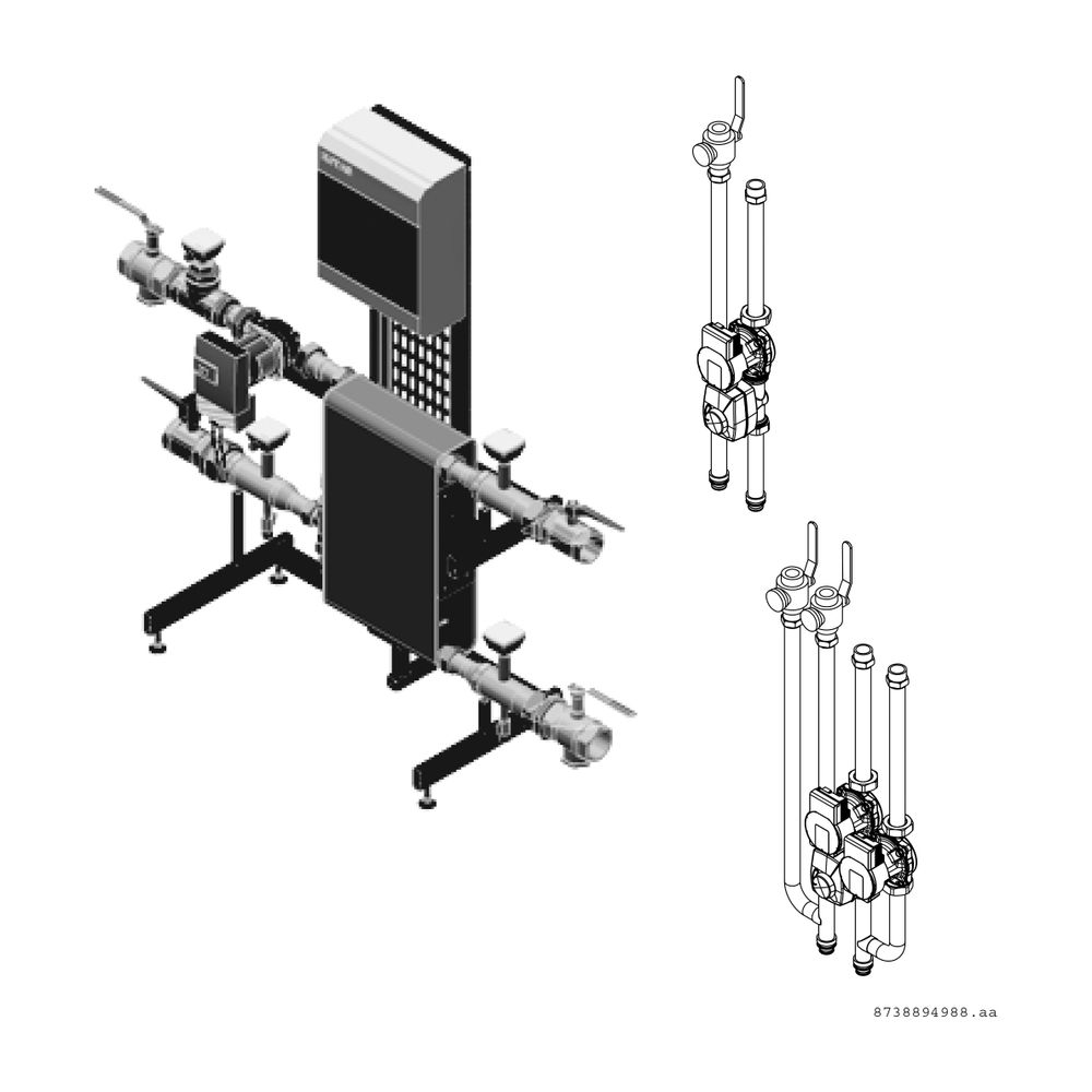 BOSCH natürliche Kühlstation PCU 45 45kW Kühlleistung... JUNKERS-8738209291 4057749632807 (Abb. 2)