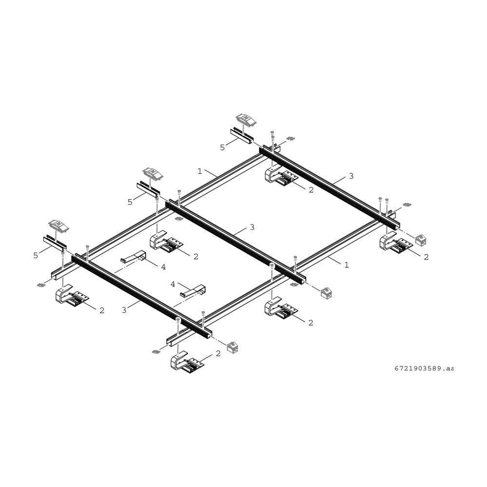 BOSCH Zubehör Solartechnik FKA 38-16-2 Aufdach Erweiterungsbausatz senkrecht... JUNKERS-7735600576 4062321151201 (Abb. 2)