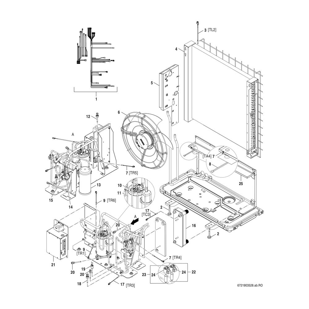 BOSCH Luftwärmepumpe CS7400i AW 7 OR-S Außeneinheit Monoblock-WP, 1380x940x600... JUNKERS-7738602076 4062321241995 (Abb. 4)