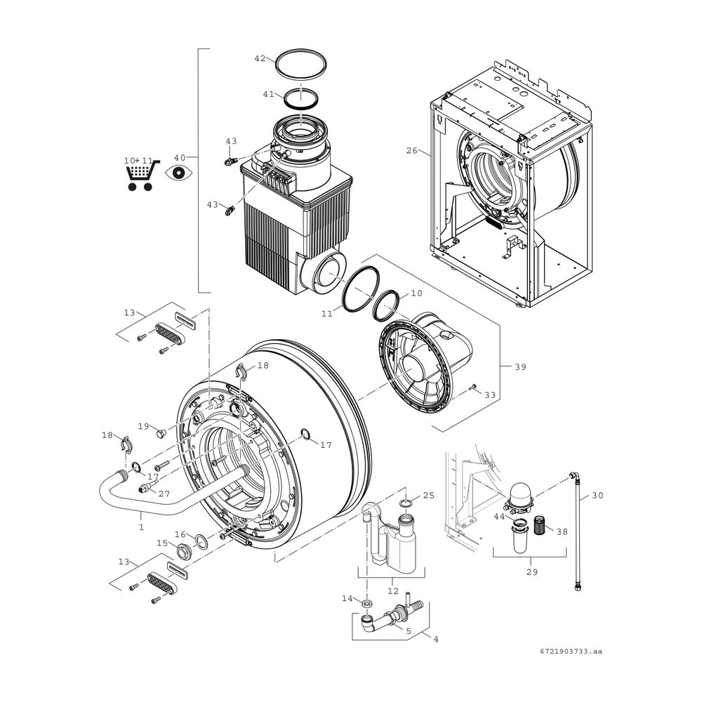 BOSCH Öl-Brennwertkessel, bodenstehend Olio Condens OC8000iF 25, 1009x600x643... JUNKERS-8738808140 4062321613730 (Abb. 3)