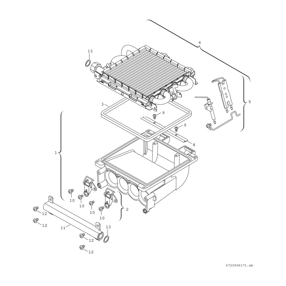 BOSCH Gas-Heizwertgerät, wandhängend CERAMINI ZSR 5/10-7 KE 23, 770x450x275... JUNKERS-7736900309 4054925619447 (Abb. 5)