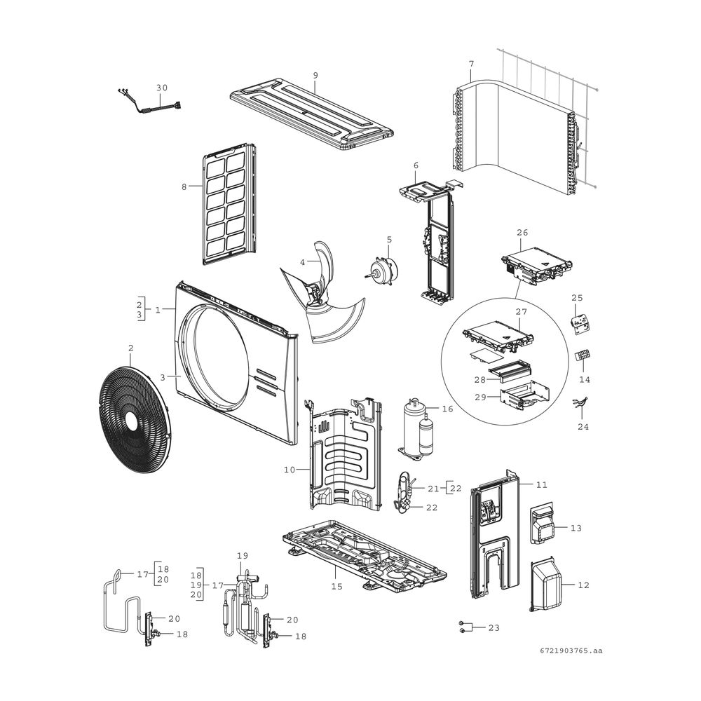 BOSCH Klimagerät CL3000i 53 E, Split Außeneinheit, 554x805x300, 5,3 kW... JUNKERS-7733701569 4062321296117 (Abb. 3)