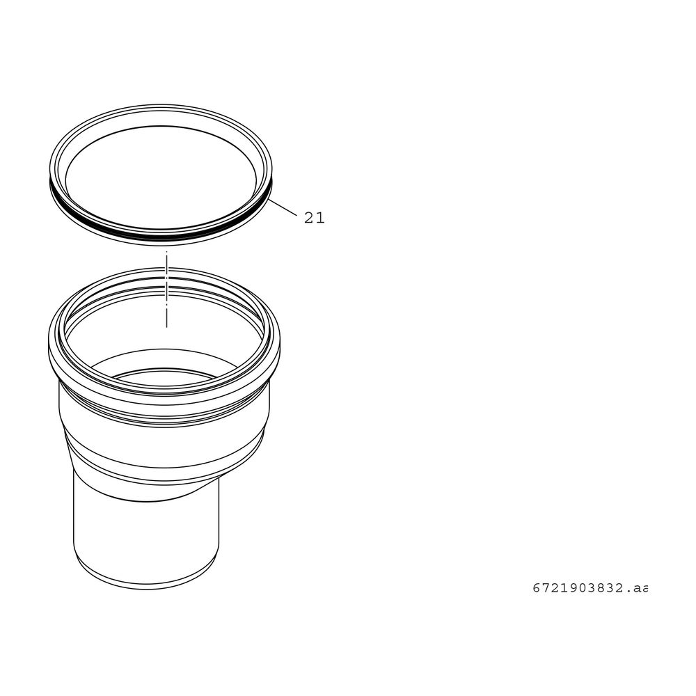 BOSCH Zub. Wohnungslüftung EPP 100/125 Adapter EPP DN 100-DN 125... JUNKERS-7738112488 4062321009496 (Abb. 2)