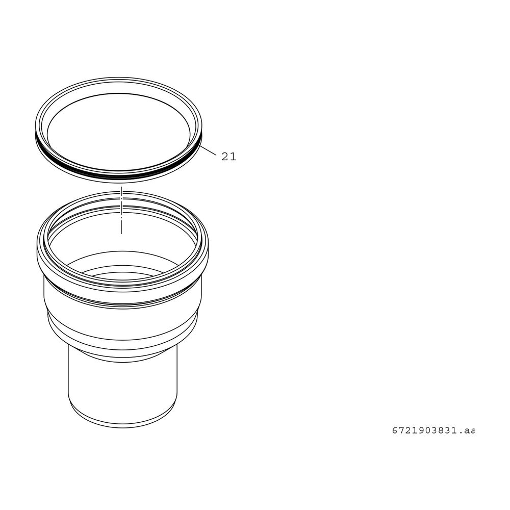 BOSCH Abgaszubehör AZ 156 Adapter von d:80/110mm auf d:60/90mm... JUNKERS-7719000887 4010009051879 (Abb. 2)