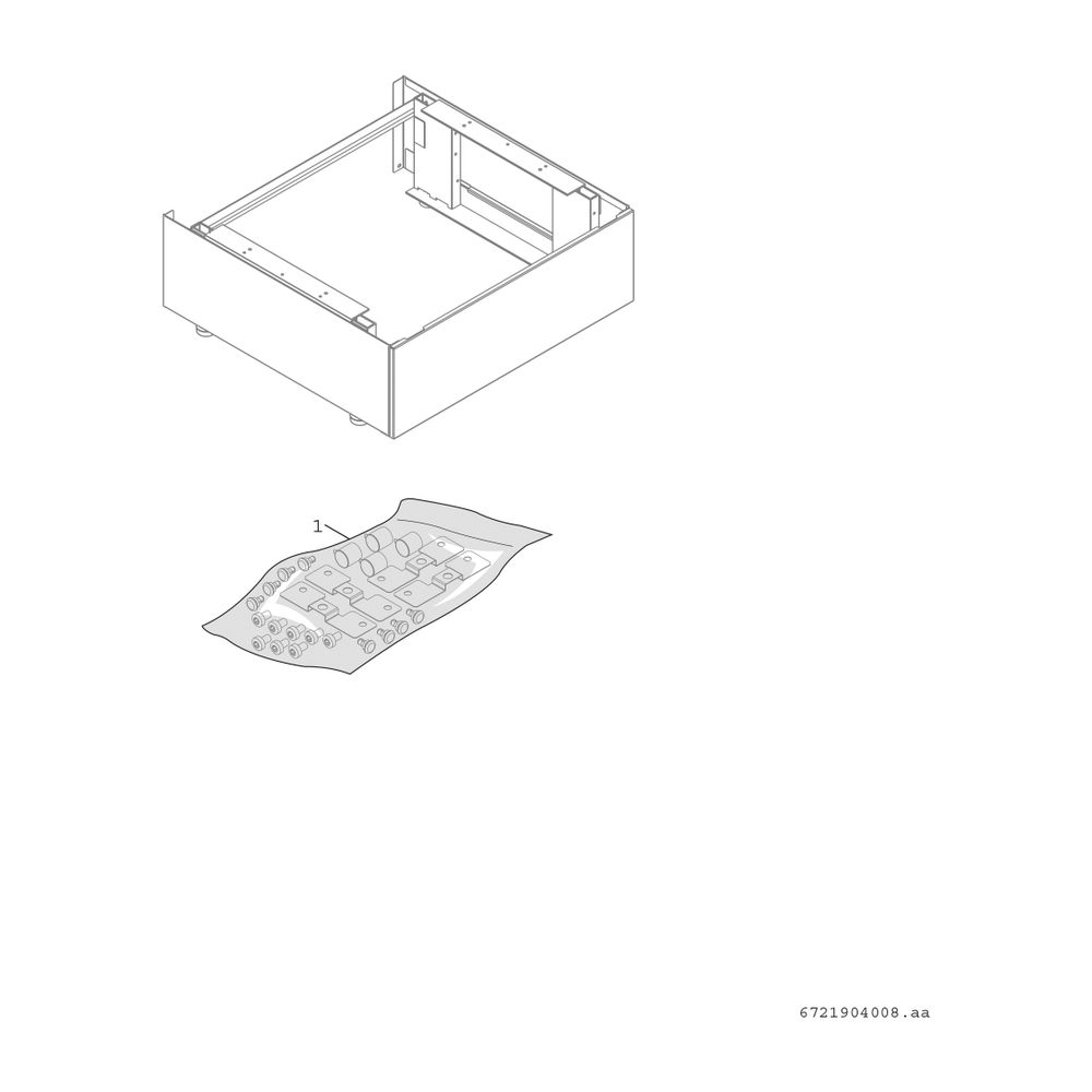 BOSCH Zubehör für Solewärmepumpen Podest weiß 100mm (für Metall-Design)... JUNKERS-8738210618 4057749959126 (Abb. 3)