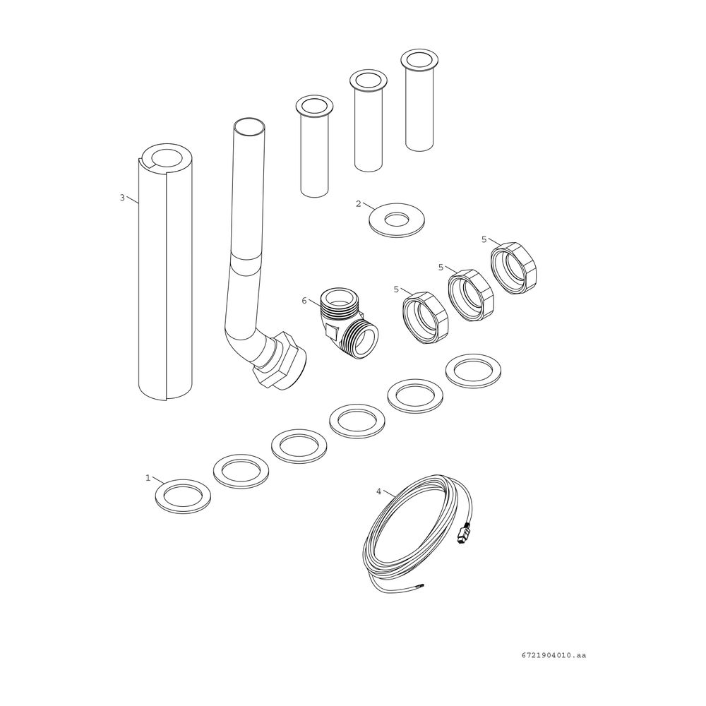 BOSCH Zubehör f. Solewärmepumpen DHW-Kit Anschlussset für Warmwasserspeicher... JUNKERS-8738211267 4062321070069 (Abb. 3)