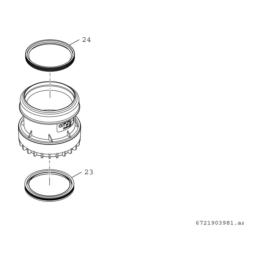 BOSCH Abgaszubehör FC-FO80 Verbindungskupplung flex/starr, d:80mm... JUNKERS-7738113130 4062321222048 (Abb. 2)