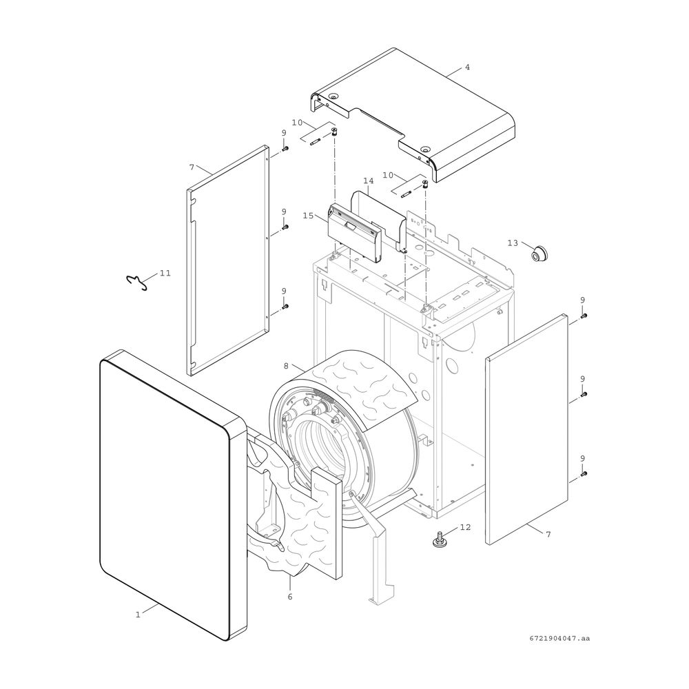 BOSCH Öl-Brennwertkessel, bodenstehend Olio Condens OC8000iF 25, 1009x600x643... JUNKERS-8738808140 4062321613730 (Abb. 4)