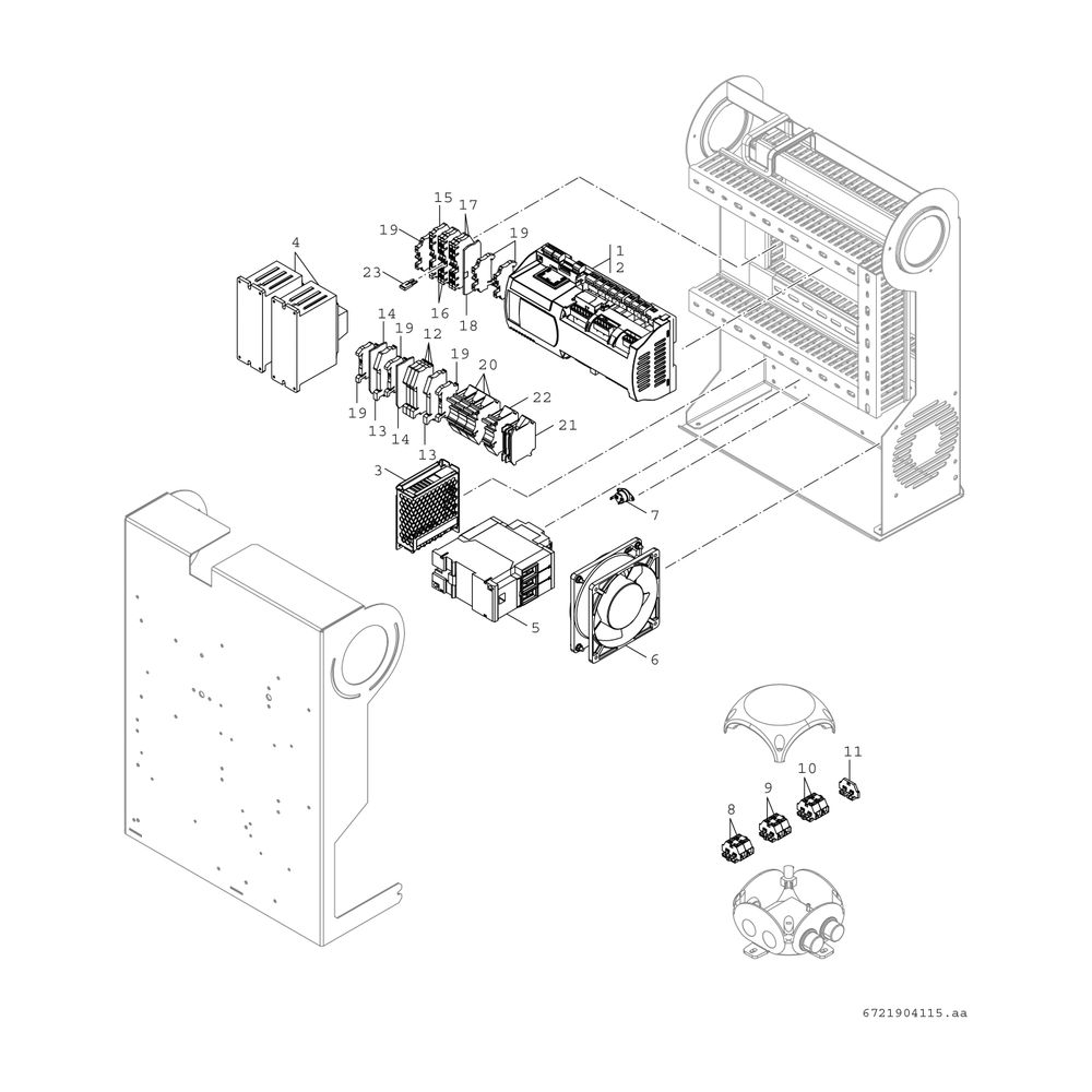 BOSCH Luftwärmepumpe CS5000AW 38 OR Monoblock-WP, 2300x1900x1000, reversibel... JUNKERS-8738212191 4062321371265 (Abb. 5)