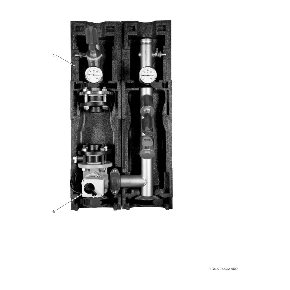 BOSCH Zubehör für Luftwärmepumpen MMH 50 Heizkreis-Set mit Mischer, DN50... JUNKERS-8738212224 4062321374105 (Abb. 3)