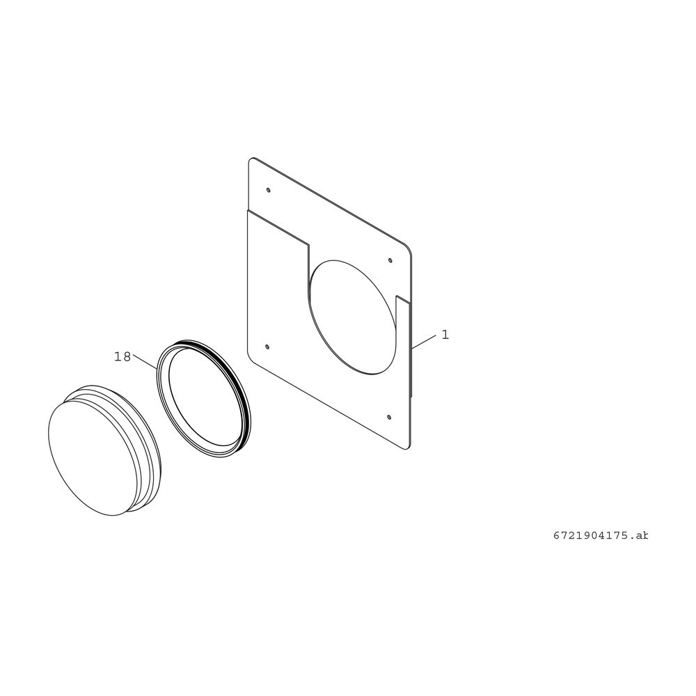 BOSCH Abgaszubehör FC-O80 Blende Kondensatrückführung Vormontage... JUNKERS-7738113193 4062321290214 (Abb. 2)