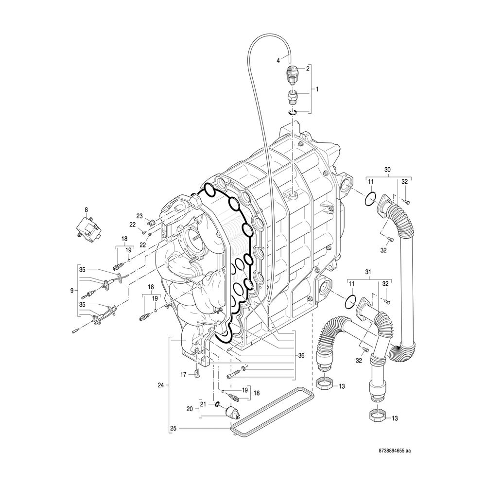 BOSCH Gas-Brennwertgerät, wandhängend GC7000 WP 150 23, 980x520x469... JUNKERS-7736701650 4057749762023 (Abb. 6)