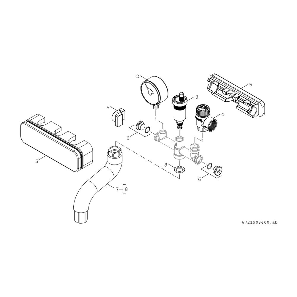 BOSCH Kessel-Sicherheits-Set BSS 11 für GC7000F, GC8000iF 15-50 kW... JUNKERS-8732931831 4062321134679 (Abb. 2)