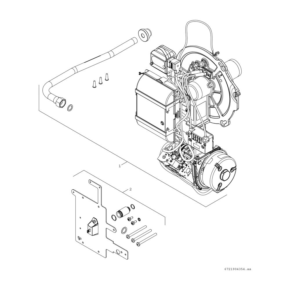 BOSCH Öl-Brennwertkessel, bodenstehend Olio Condens OC8000iF 25, 1009x600x643... JUNKERS-8738808140 4062321613730 (Abb. 10)