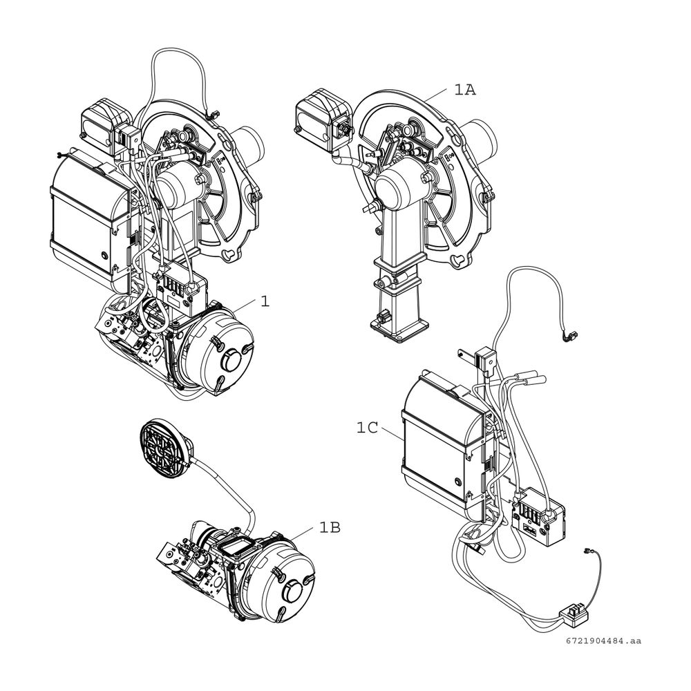 BOSCH Installationszubehör Umrüstset für OC8000 19/25 kW auf 22kW Gasbetrieb... JUNKERS-8732948562 4062321534073 (Abb. 2)