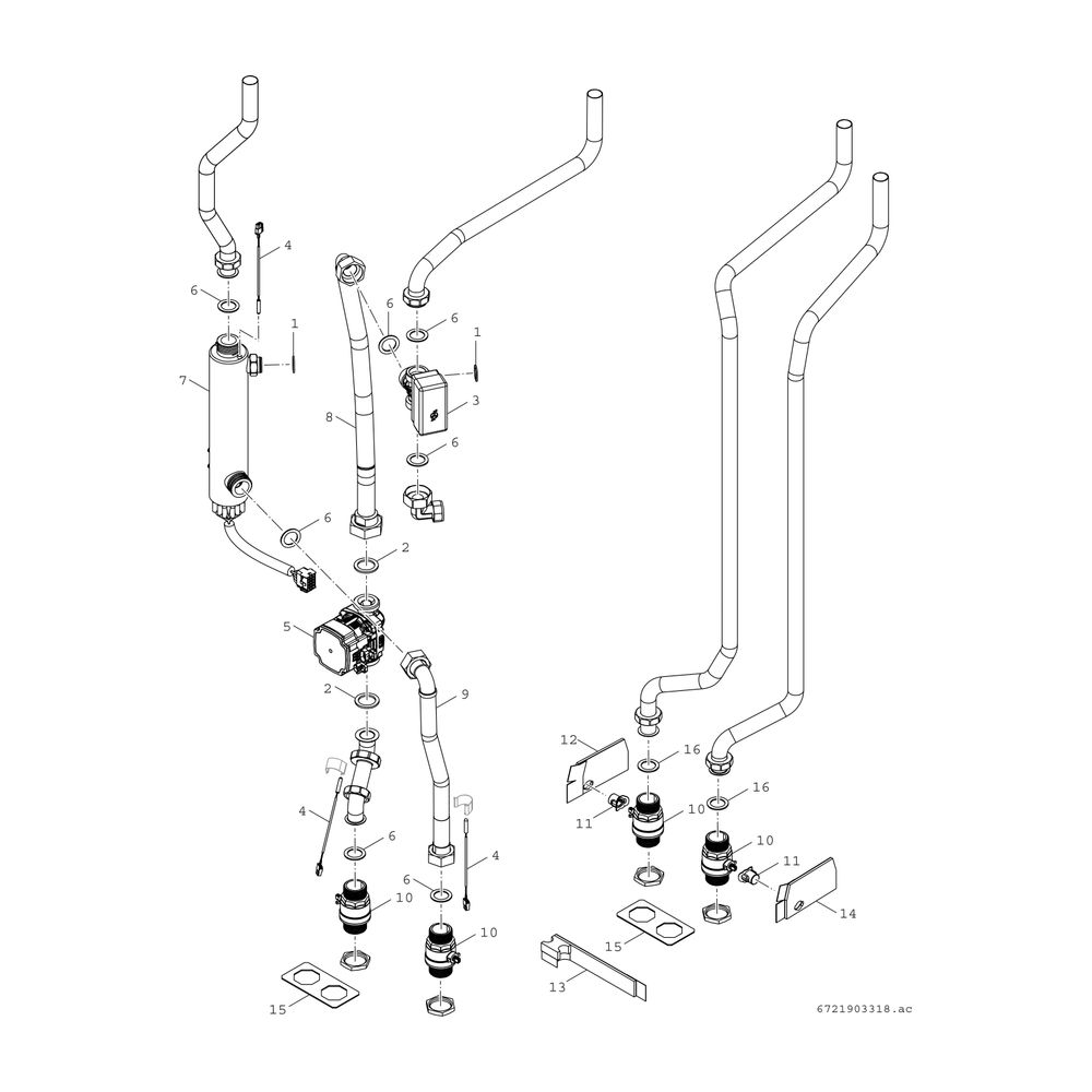 BOSCH Solewärmepumpe CS7800iLW 6 MF 1780x600x610, 6 kW, WW-Speichermodul... JUNKERS-8738211996 4062321351151 (Abb. 5)