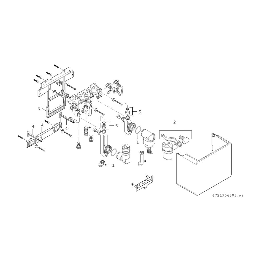 BOSCH Sonstiges Zubehör HW-SetBC-SD Magnetit-/Schlammabscheider... JUNKERS-7738335689 4062321177607 (Abb. 2)