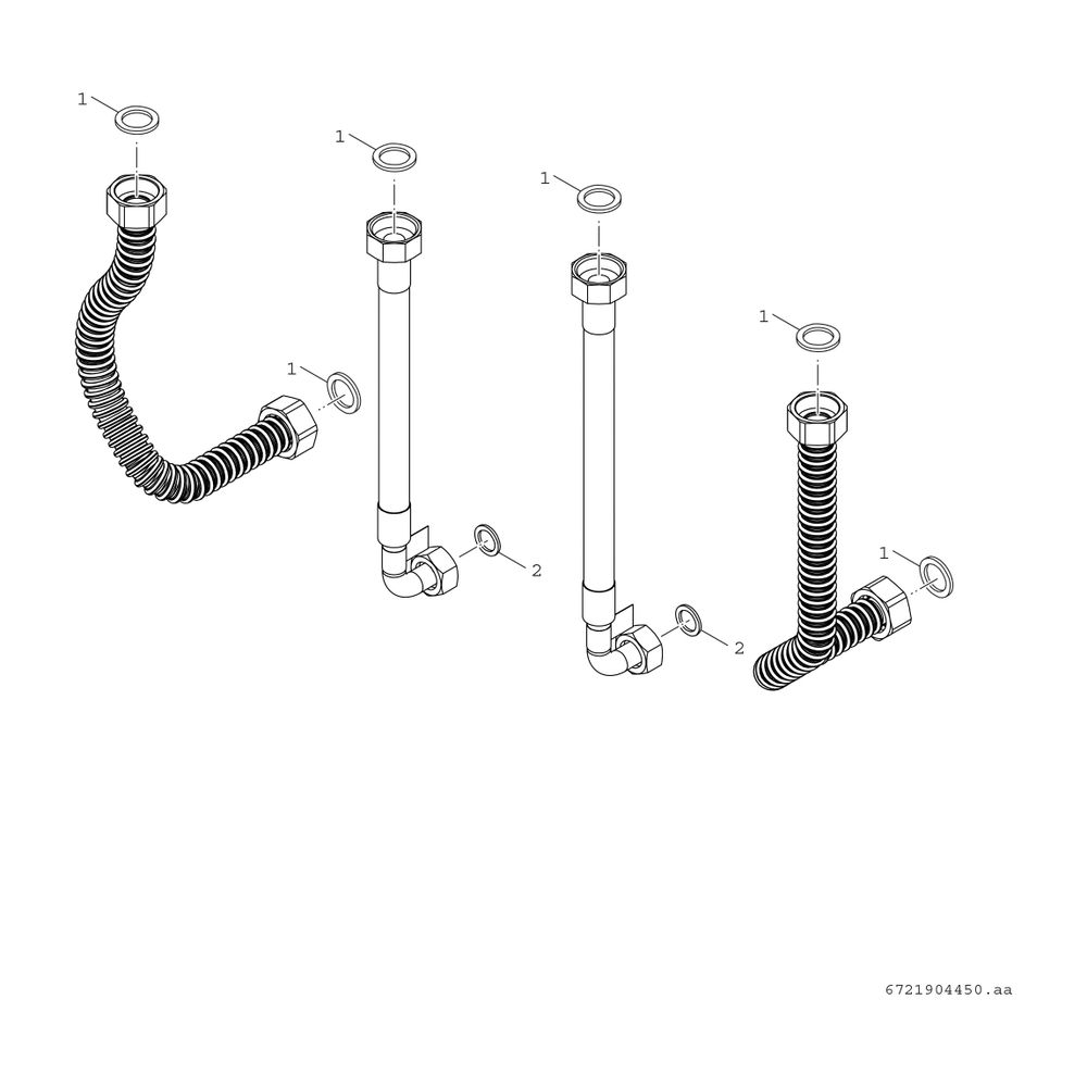 BOSCH Zubehör für Wohnungsstationen universelles Anschlussset F7001 35 RS... JUNKERS-7735600608 4062321446109 (Abb. 3)