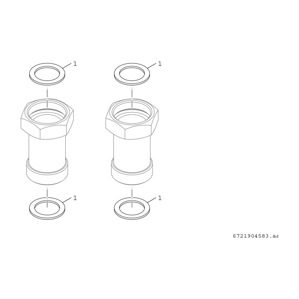 BOSCH Installationszubehör BZ Adapter-Set (2 x Adapter)... JUNKERS-7736606193 4062321558680 (Abb. 3)