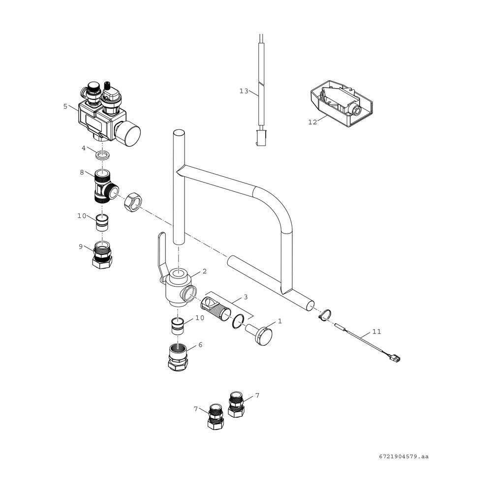 BOSCH Luft/Wasser-Wärmepumpe Compress CS3400iAWS 10 M, Inneneinh. mit Speicher... JUNKERS-8738213440 4062321593544 (Abb. 7)