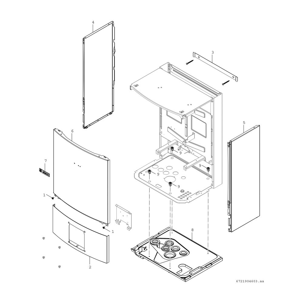 BOSCH Luft/Wasser-Wärmepumpe Compress CS3400iAWS 10 B, Inneneinheit bivalent... JUNKERS-8738212151 4062321544294 (Abb. 3)