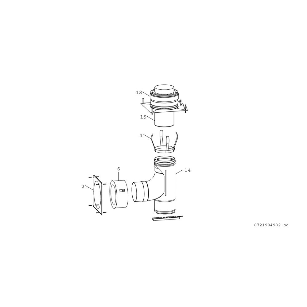 Bosch Schachtpaket FC-Set-250, D 250mm, PP... JUNKERS-7746901208 4047416752310 (Abb. 2)