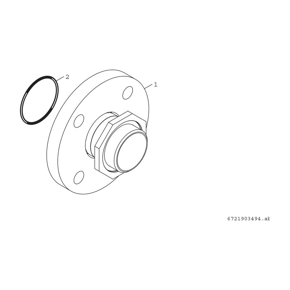 BOSCH Installationszubehör KAS 2" Übergang-Set auf DN50 für 2x75-100 kW... JUNKERS-7736603755 4062321013189 (Abb. 2)