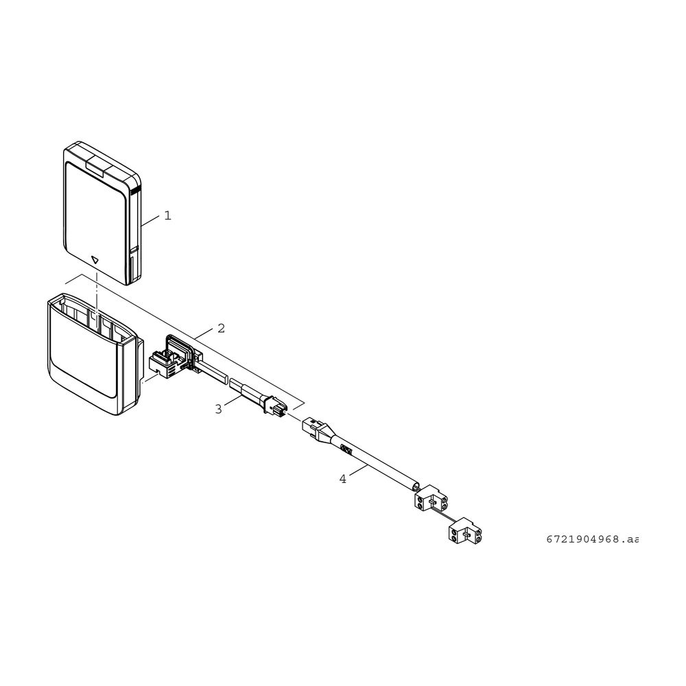 BOSCH Zubehör für Split-Wärmepumpen Set K 30 RF, WLAN-Internetmodul... JUNKERS-8750742716 4062321639556 (Abb. 3)