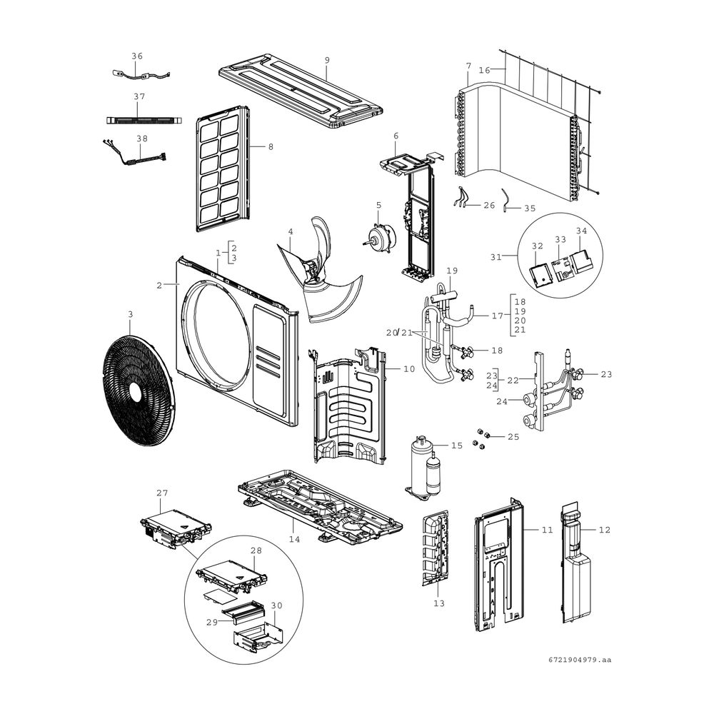 Junkers Bosch Multisplit-Klimagerät CL5000M 53/2 E, 5,3kW Außeneinheit 554x805x330m... JUNKERS-7733701933 4062321592110 (Abb. 3)