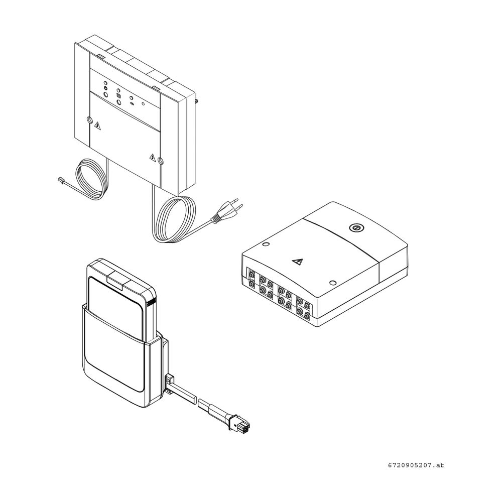 BOSCH Zubehör für Split-Wärmepumpen Set K 30 RF, WLAN-Internetmodul... JUNKERS-8750742716 4062321639556 (Abb. 2)