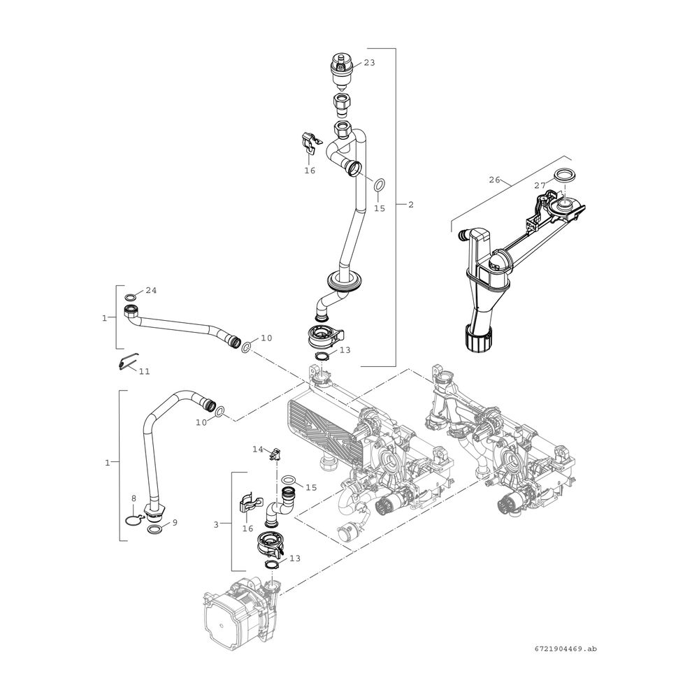 Junkers Bosch Gas-Brennwertgerät GC5300iW 14 P 23 inklusive Ausdehnungsgefäß, wandh... JUNKERS-7736902765 4062321818098 (Abb. 6)