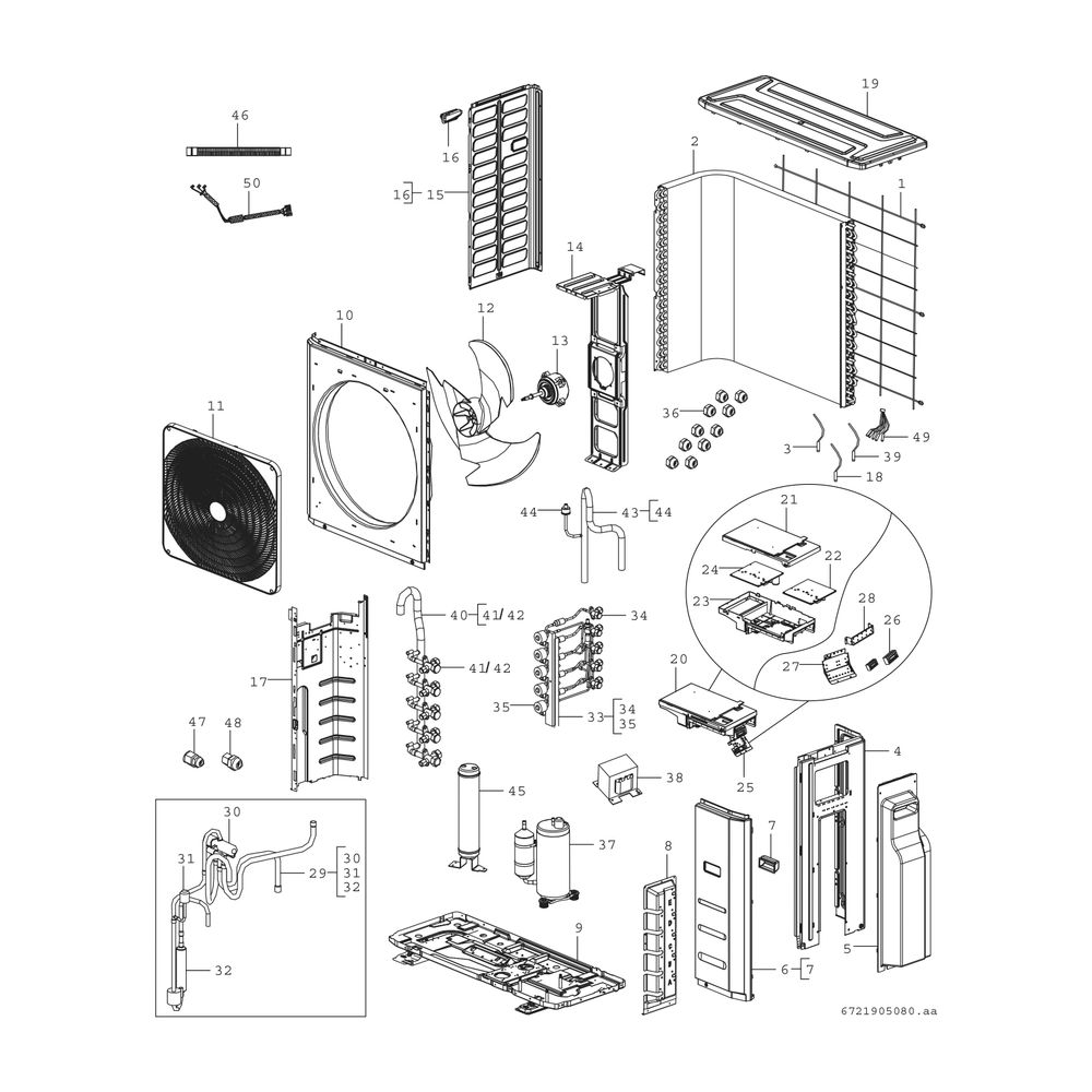 Junkers Bosch Multisplit-Klimagerät CL5000M 125/5 E, 12,5kW Außeneinheit 810x946x41... JUNKERS-7733701938 4062321592165 (Abb. 3)