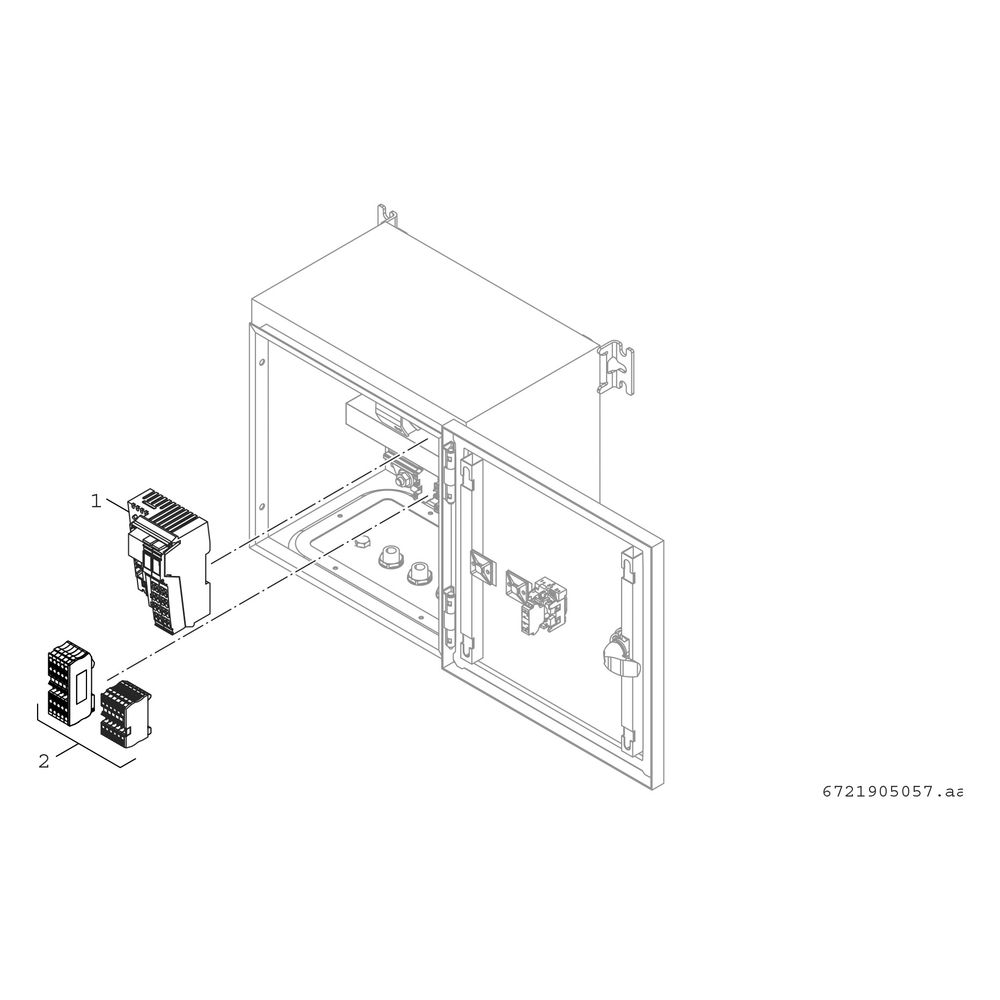 Bosch Regelungsmodul BACnet Gateway zur Einbindung CC8311/8313 über BACnet... JUNKERS-7736606280 4062321644543 (Abb. 3)
