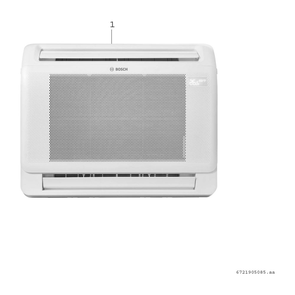 Junkers Bosch Multisplit-Klimagerät CL5000iM CN 26 E, 2,6kW Inneneinheit Konsolenge... JUNKERS-7733701994 4062321684297 (Abb. 2)