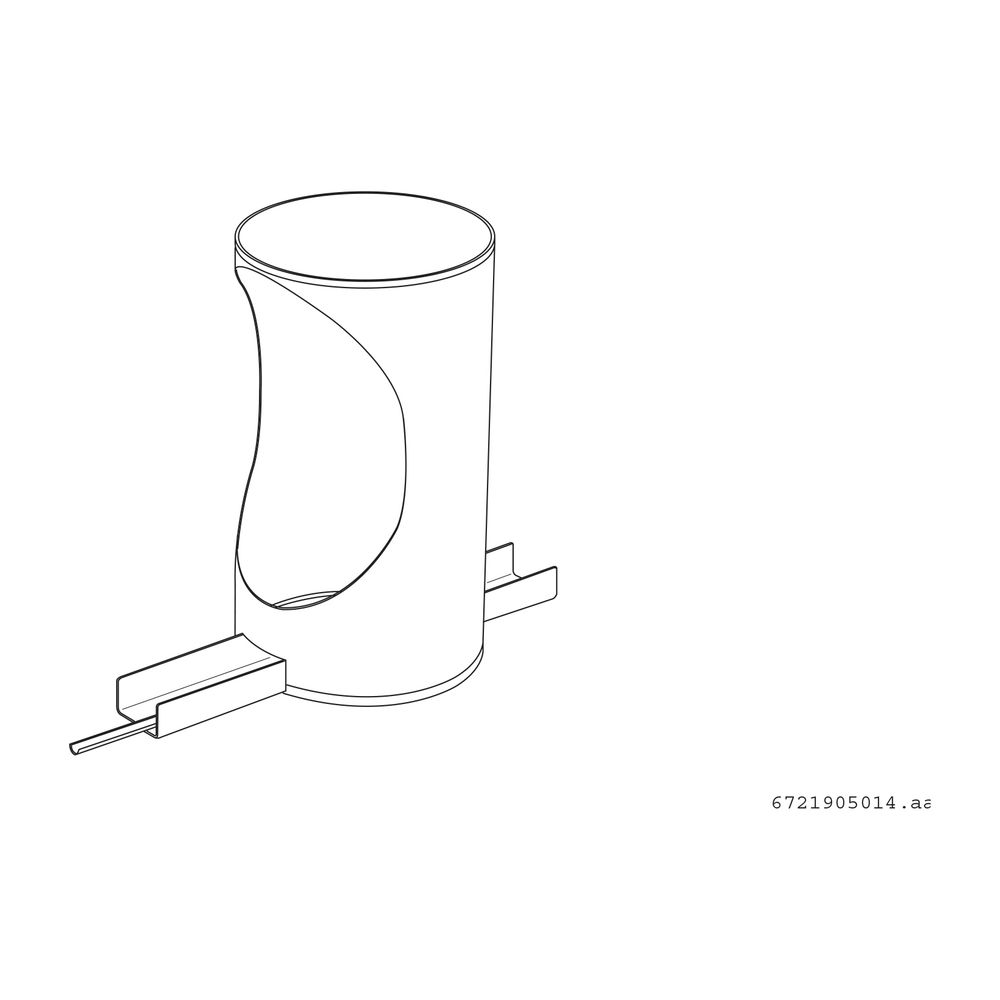 BOSCH Abgaszubehör AZB 1303 Abstützung d:160 mm mit Auflageschiene... JUNKERS-87090714 4047416772455 (Abb. 2)