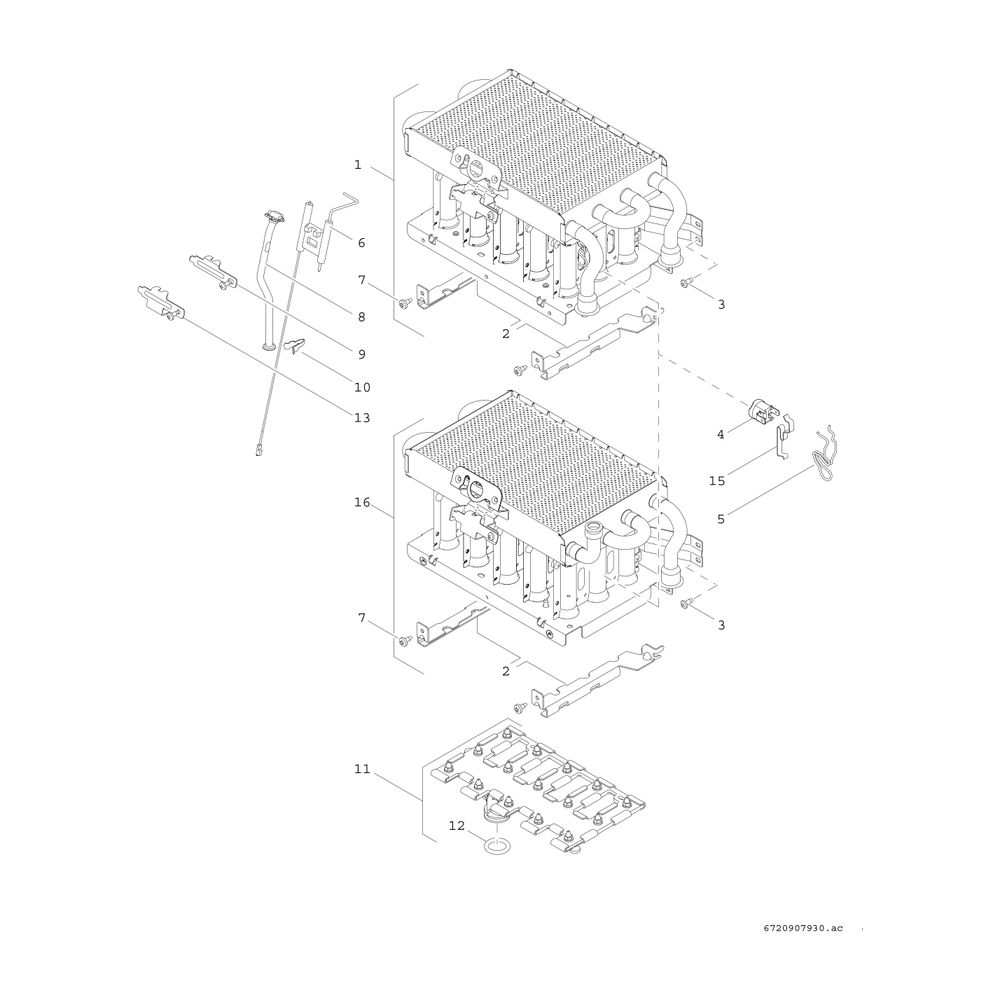 BOSCH Gas-Durchlaufwarmwasserbereiter Therm 4300 T4304 11 D 23, 655x310x225... JUNKERS-7736506252 4062321492847 (Abb. 5)