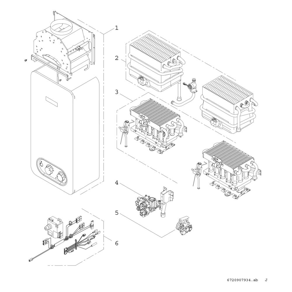 BOSCH Gas-Durchlauferhitzer T4304 11 Therm 4300 Erdgas E 655x310x225mm... JUNKERS-7736506254 4062321492878 (Abb. 9)