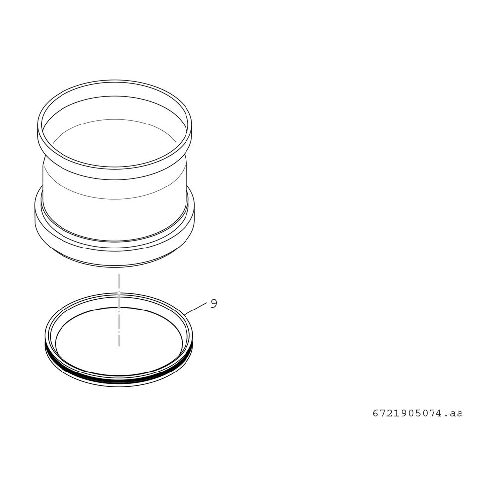 BOSCH Abgaszubehör FC-O110 Blinddeckel DN110 für Kaskadenbausatz... JUNKERS-7747202158 4057749620835 (Abb. 2)