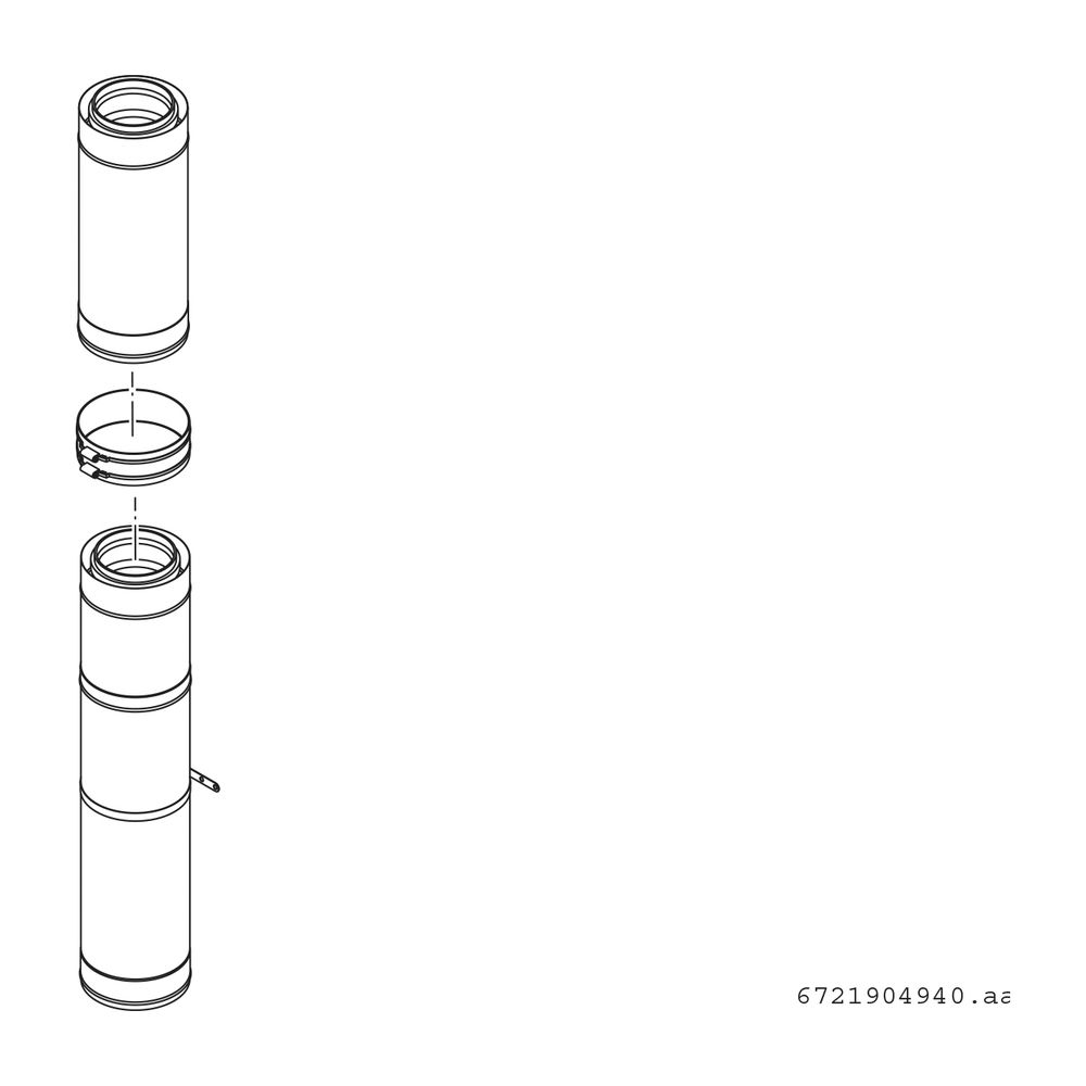 BOSCH Abgaszubehör AZB 1042 Dachdurchführung d:160/225 mm... JUNKERS-7746900991 4047416139463 (Abb. 2)