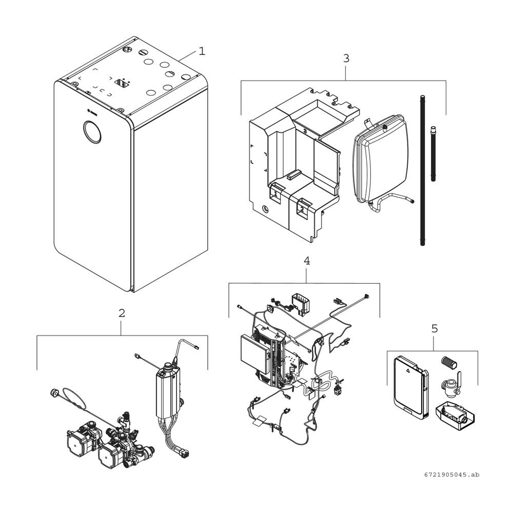 Junkers Bosch Luft/Wasser-Wärmepumpe Compress CS5800iAW 12 MB, Inneneinheit mit Puf... JUNKERS-8738213487 4062321658670 (Abb. 6)
