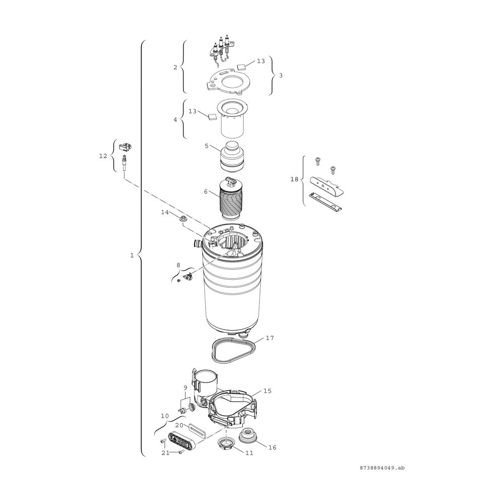 BOSCH Gas-Brennwertgerät, wandhängend Condens GC7000iW 14-1 21, weiß... JUNKERS-7736901910 4062321151713 (Abb. 4)