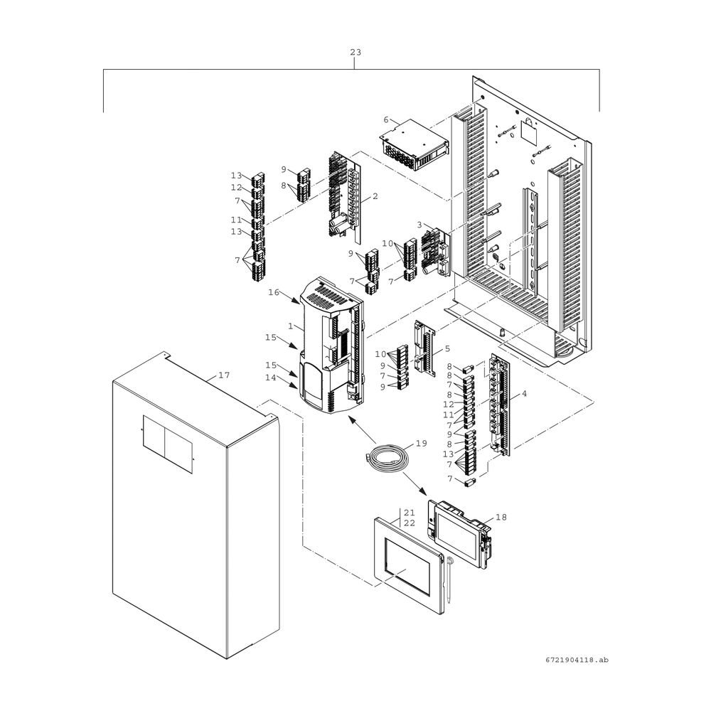 BOSCH Luftwärmepumpe CS5000AW 22 O Monoblock-WP, 1855x1065x775, 22 kW... JUNKERS-8738212189 4062321371241 (Abb. 6)